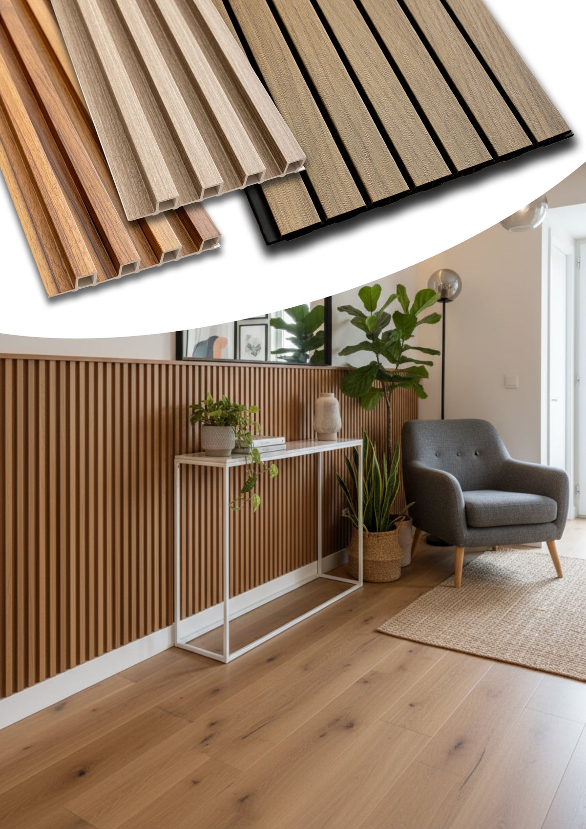 Warm Teak – 3D WPC falpanel