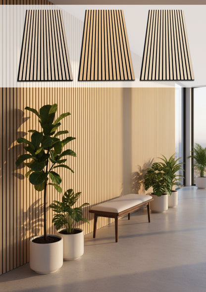 Teak – Akusztikus MDF panel PET filccel