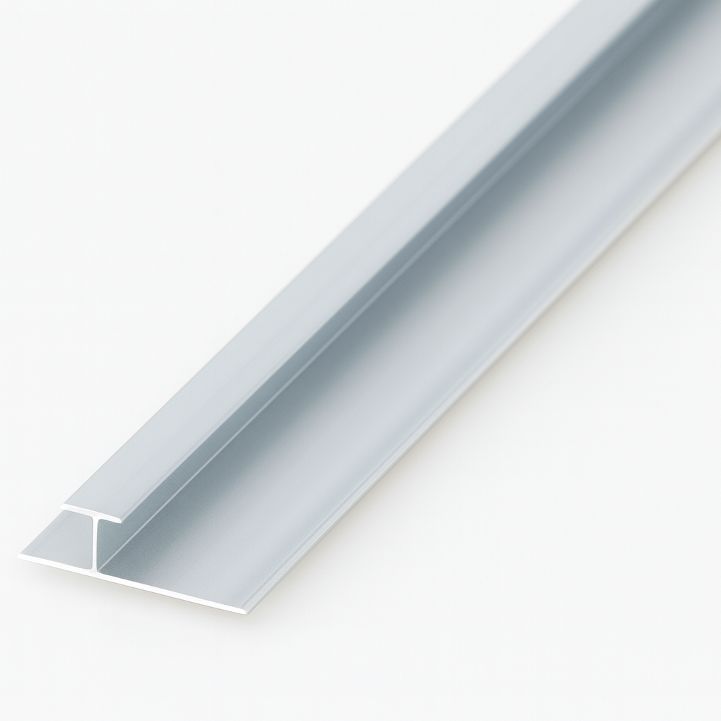 Összekötő léc – H profil PVC panelekhez (arany / ezüst)