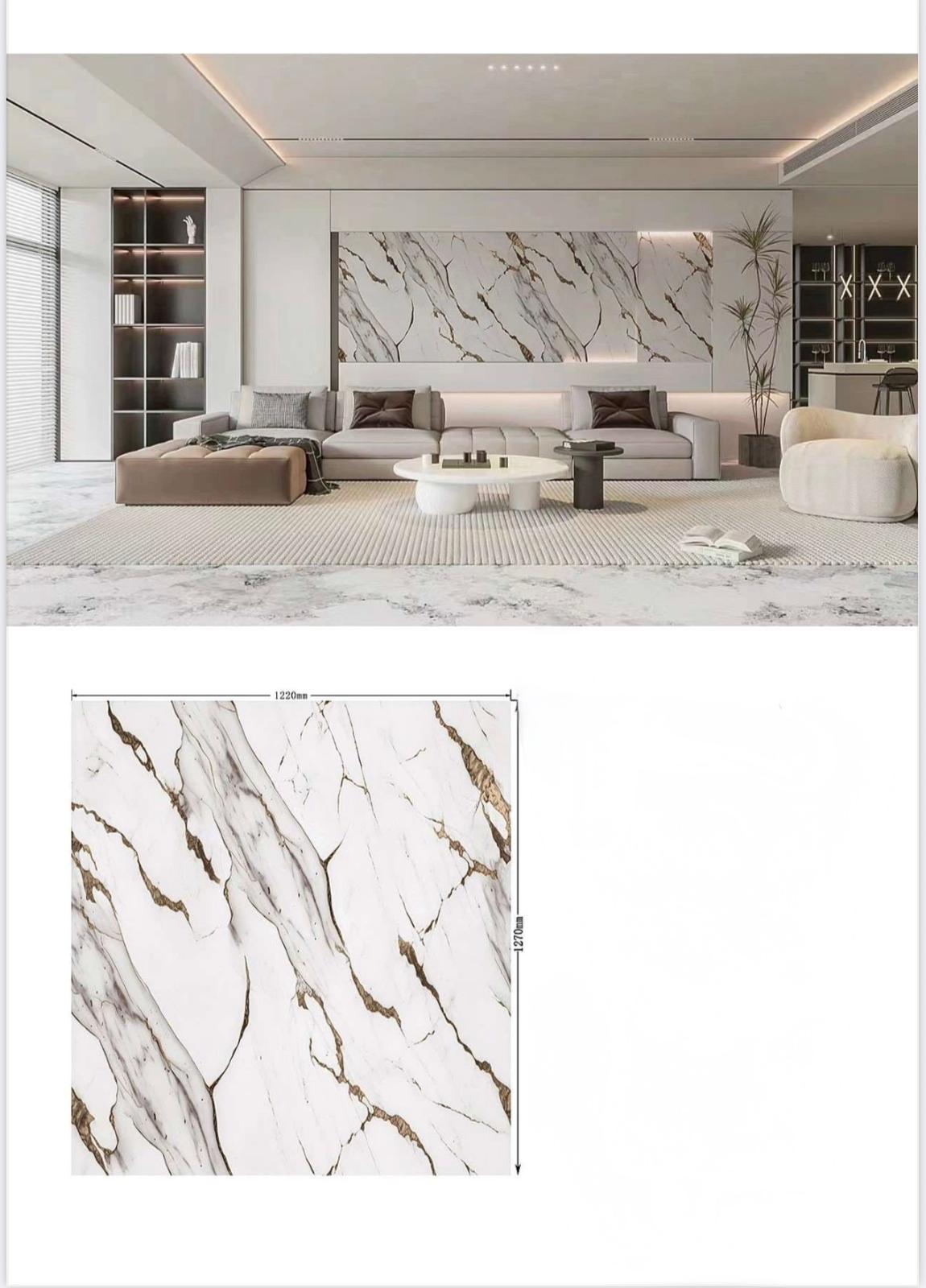 Royal Gold Marble – PVC falpanel